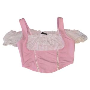 Baby Shoulda Coulda Corset Crop Top DOLLS KILL